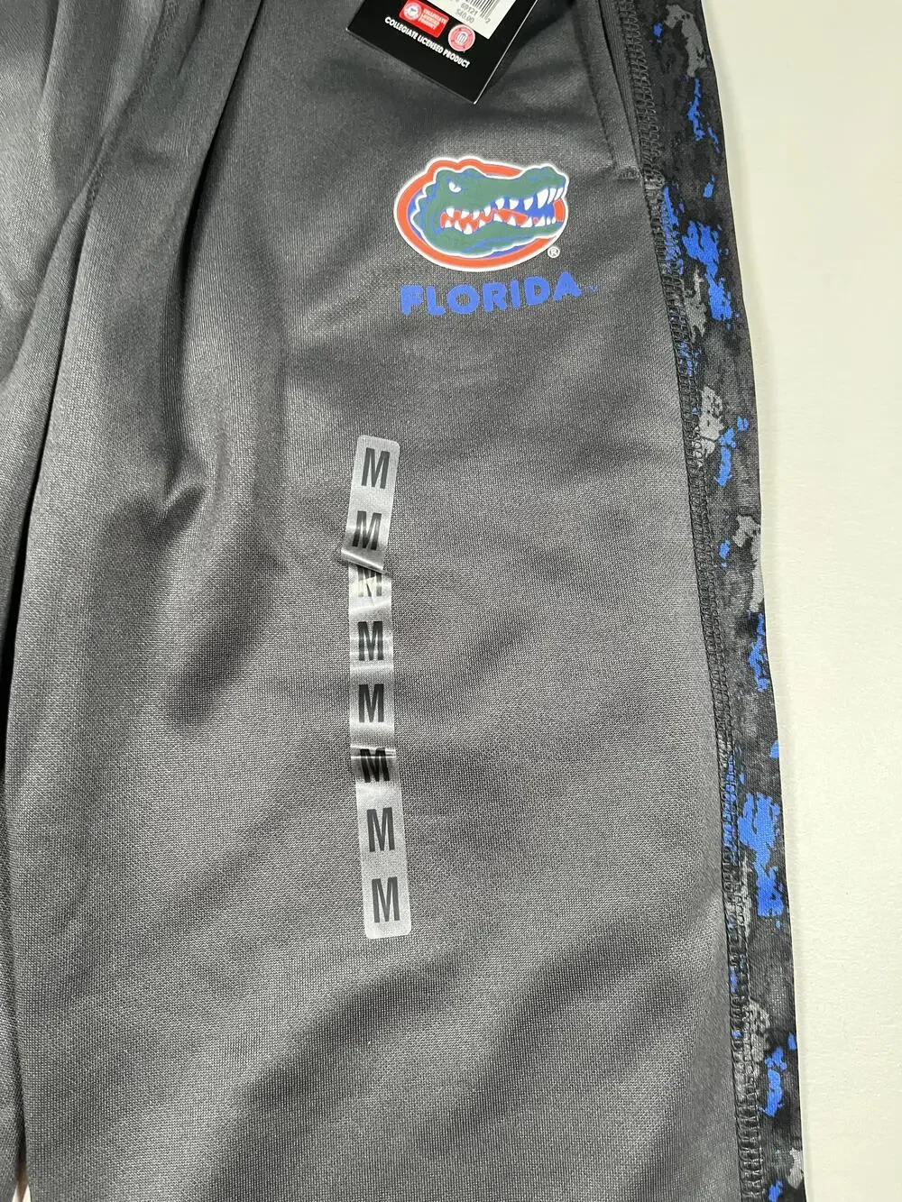New Florida Gators Pants Boys Medium 12-14 Gray NCAA Football Campus Heritage